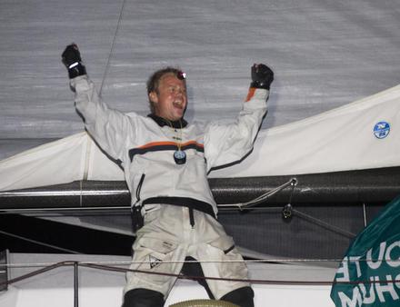 Alex Pella vainqueur en 2014 sur son Class40 Nautisme Article