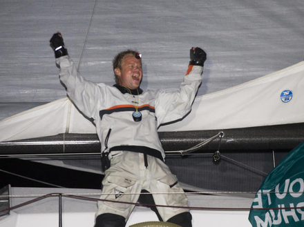 Alex Pella vainqueur en 2014 sur son Class40