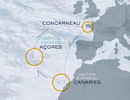 Parcours de la Finistère Atlantique - Challenge ACTION ENFANCE Nautisme Article