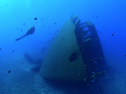 Plongée sur l'épave du Dori 