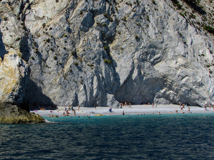 Plage de Lalaria sur l'île de Skiathos Plage de Lalaria sur l'île de Skiathos