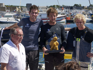 Tom Laperche, vainqueur de la Solo Guy Cotten 2022