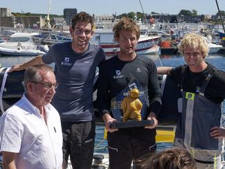 Tom Laperche, vainqueur de la Solo Guy Cotten 2022