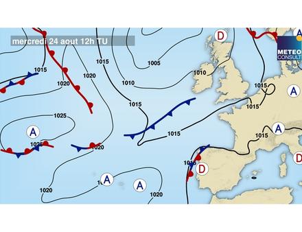 Carte de fronts Nautisme Article