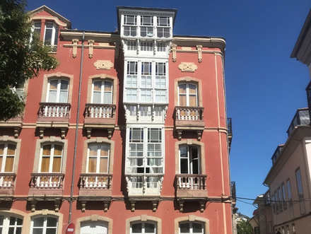 Balcons et Bow window à Ribadeo. Balcons et Bow window à Ribadeo.