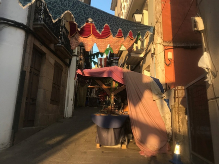 Viveiro la rue principale lors des fêtes Renaissance Carlos V Viveiro la rue principale lors des fêtes Renaissance Carlos V