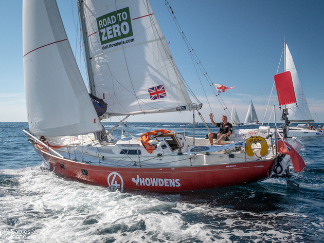 Simon Curwen (UK) à bord de son Biscay 36 ?Clara? a pris le meilleur départ de ce tour du monde Nautisme Article