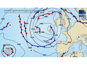 La Solitaire du Figaro : bulletin météo du lundi 5 septembre 