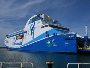 Un ferry zéro particule entre Marseille et la Corse, présenté comme une première mondiale