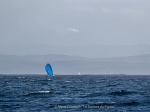 Solitaire du Figaro : Derniers empannages au large de Saint-Nazaire