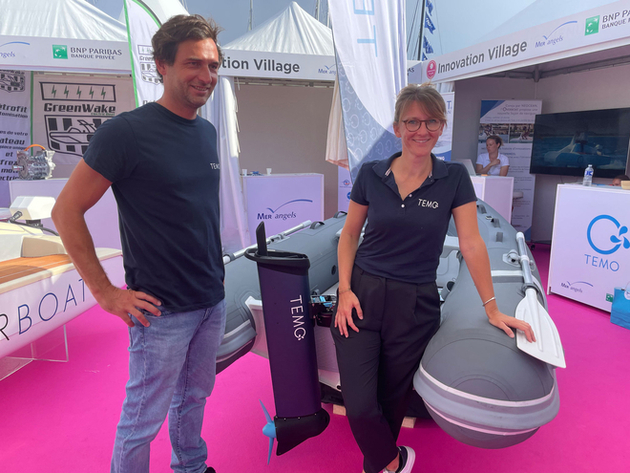 Alexandre Seux et Justine Perussel, co-fondateurs et dirigeants de TEMO Nautisme Article