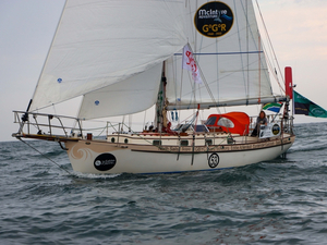 La flotte de la Golden Globe approche de la porte de Marina Rubicón à Lanzarote