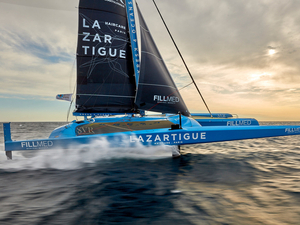 On a navigué (volé !) à 40 nœuds avec François Gabart