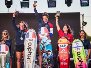 Championnat d'Europe De Kite Foil : Lauriane Nolot en or, Jessie Kampman et Benoît Gomez en argent