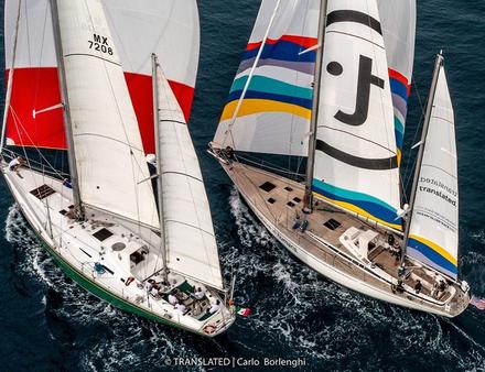 La légende de la Whitbread et vainqueur de l'édition 1973, Sayula II, naviguant de conserve avec Translated 9, ex-ADC Accutrac de l'édition 1977 inscrit à l'Ocean Globe Race 2023 Nautisme Article