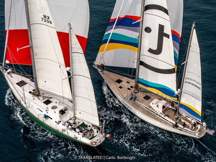 La légende de la Whitbread et vainqueur de l'édition 1973, Sayula II, naviguant de conserve avec Translated 9, ex-ADC Accutrac de l'édition 1977 inscrit à l'Ocean Globe Race 2023 Nautisme Article