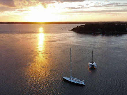 L'ORC 57 et Arrayan 2 dans le Golfe du Morbihan L'ORC 57 et Arrayan 2 dans le Golfe du Morbihan