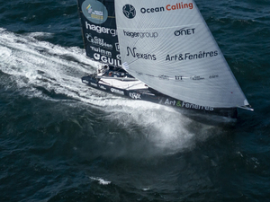 Fabrice Amedeo prendra le départ de la Route du Rhum avec une voile en plastique recyclé