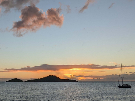 Coucher de soleil - îlets Pigeon Coucher de soleil - îlets Pigeon