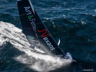 Nexans et son skipper Fabrice Amedeo...