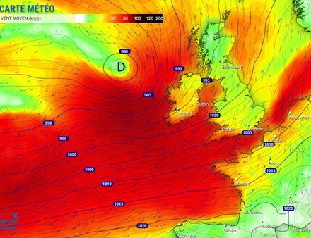Prévision pour le dimanche 6 novembre à 13H LT - Nautisme Article