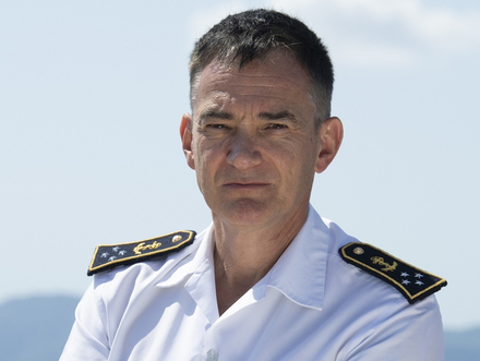 Vice-amiral d'escadre Gilles Boidevezi, préfet maritime de la Méditerranée