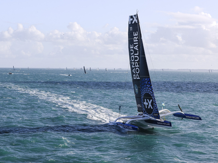 Armel Le Cleac'h sur le Maxi Banque Populaire XI doit repartir ce samedi