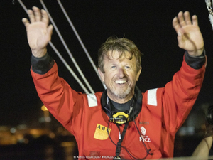 Jean-Pierre Dick (Notre Méditerranée – Ville de Nice), premier Rhum Mono avant jury
