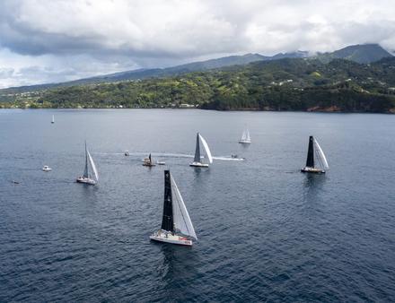 Départ de la cinquième étape à Papeete Nautisme Article