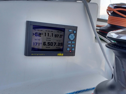 Multigraphic install&eacute; dans le cockpit