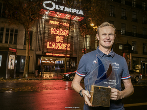 Jean-Baptiste Bernaz élu marin de l'année 2022