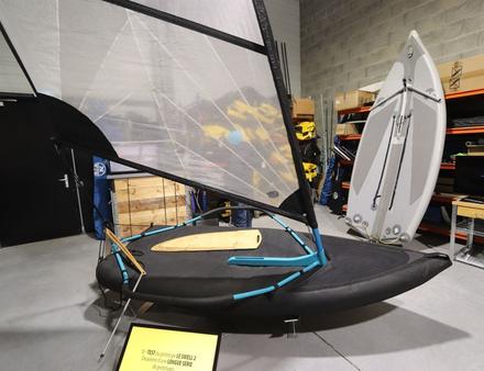 Le prototype 0, alors appelé Swell, était exposé lors de la soirée des 10 ans de Tiwal - Nautisme Article
