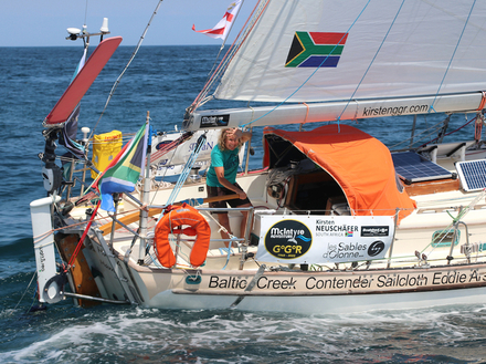 Kirsten Neuschafer sur la Golden Globe Race