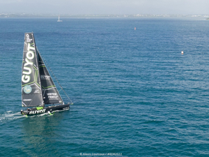 The Ocean Race 2023 : Benjamin Dutreux au départ avec GUYOT Environnement - Team Europe