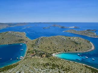 A la découverte des îles Kornati en Croatie,...