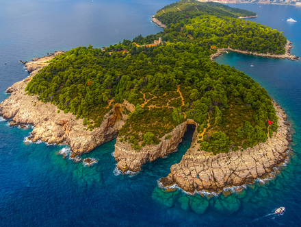 Plage de Lokrum Plage de Lokrum