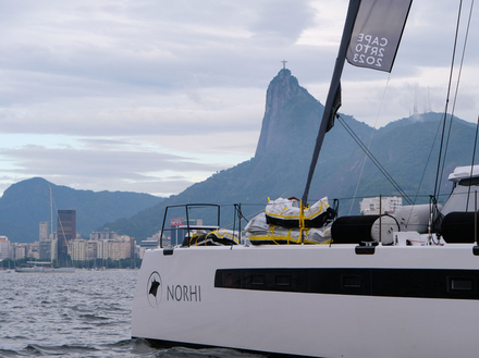 Arrivée du Balance 526 Norhi à Rio de Janeiro - 