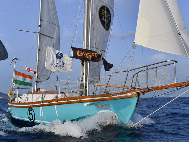 Le bateau d'Abhilash lors de la Goden Globe Race 2018 Nautisme Article