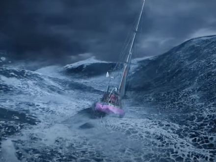 L'une des scènes de tempête en image de synthèse bien sûr, mais on retient son souffle ! L'une des scènes de tempête en image de synthèse bien sûr, mais on retient son souffle !