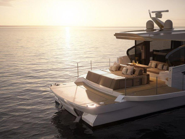 Seadeck 6 : la terrasse arrière Fun Island, pour être au plus près de l'eau Nautisme Article