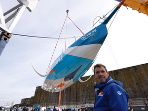 Mise à l'eau du nouveau voilier de Thomas Ruyant, For People