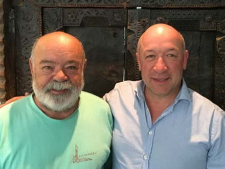 Henri Cosquer et Thierry Félix Henri Cosquer et Thierry Félix