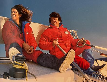 Florence Arthaud et Jean Le Cam, premier équipage mixte, se classe second en 1996 - Nautisme Article