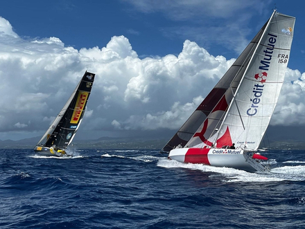 A 500 milles de Horta, c'est Cr&eacute;dit Mutuel qui est devant Allagrande Pirelli - 