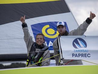 Loïs Berrehar et Charlotte Yven (Skipper...