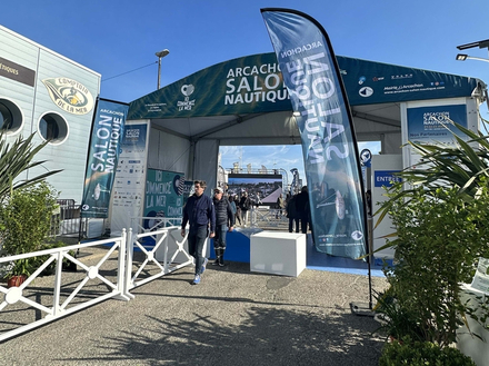 L'équipe Figaro Nautisme était au rendez-vous dès l'ouverture du salon.
