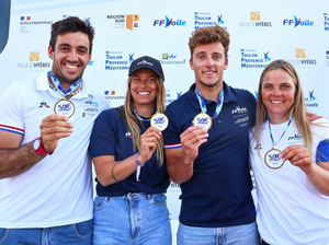 Semaine Olympique Française : Les Français raflent l'or en Kitefoil et iQFOiL
