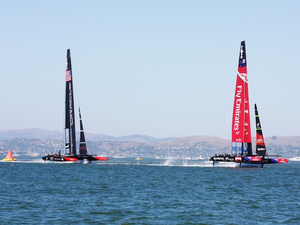 Voile : un an avant la Coupe de l'America, les Français brillent en SailGP
