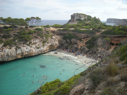 Cala des Moro, Majorque, Îles Baléares Cala des Moro, Majorque, Îles Baléares
