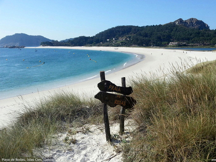 Playa de Rodas, Îles Cíes, Galice